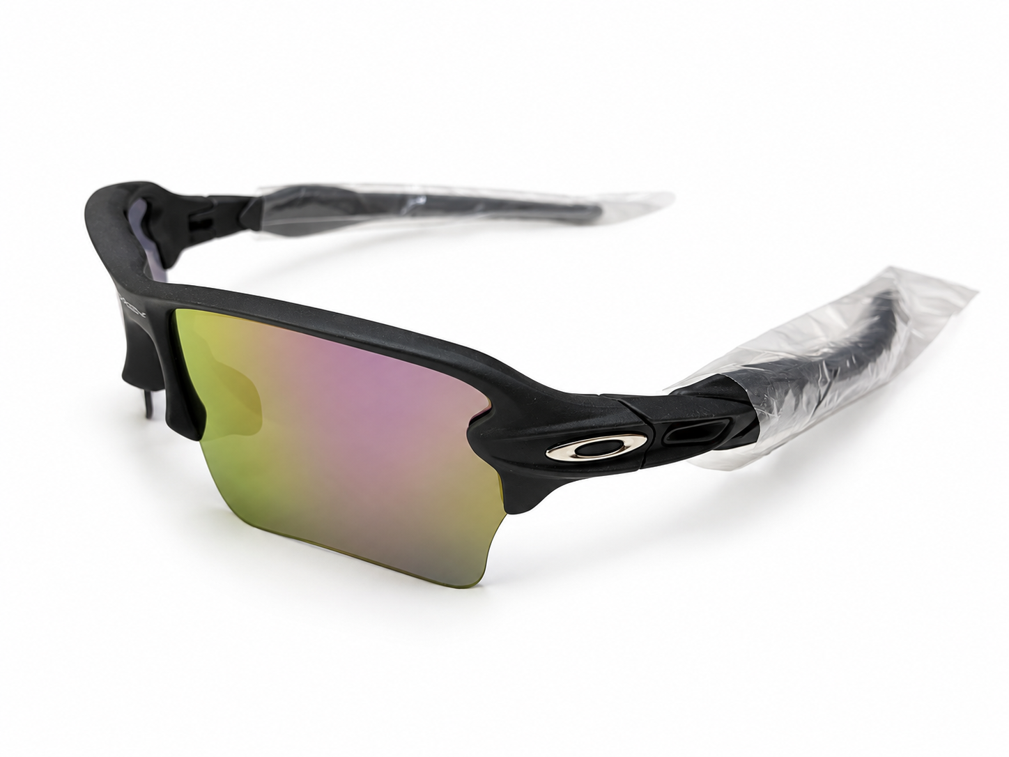 Gafas Deportivas Negras con Lentes de Efecto Tornasol - Imagen 2