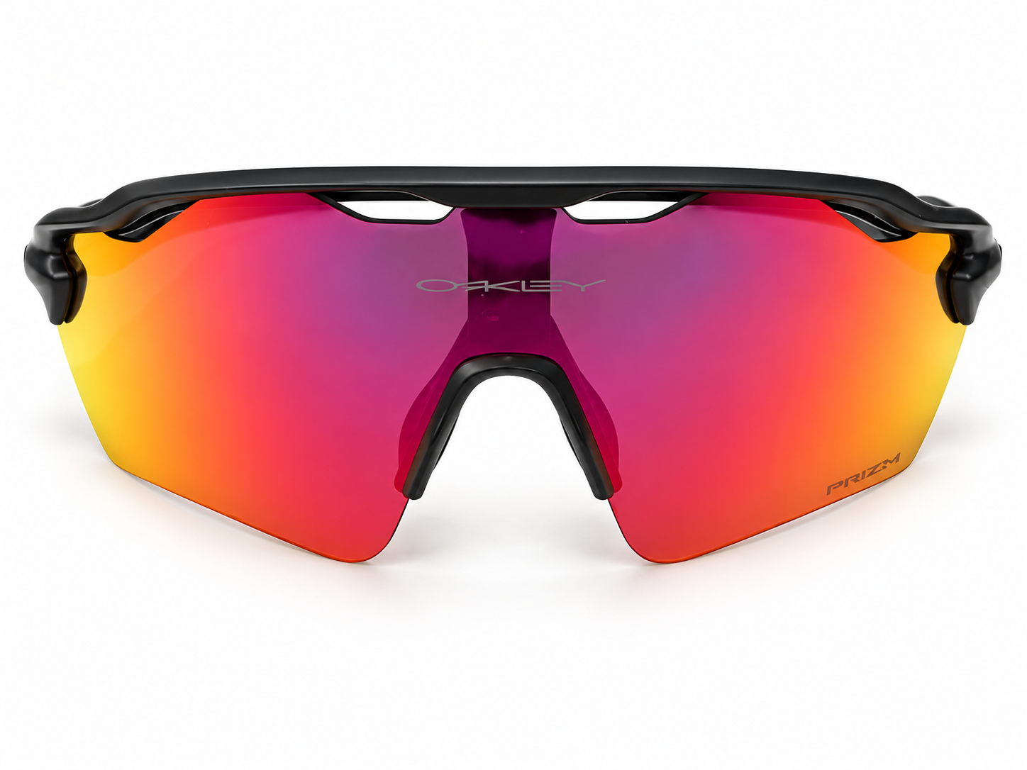 Lentes Deportivos Negros con Visor Multicolor