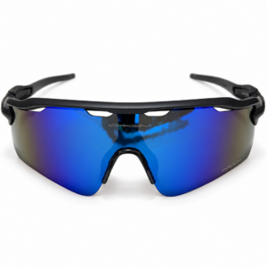 Gafas Deportivas Negras con Lente Espejado Azul PRIZM
