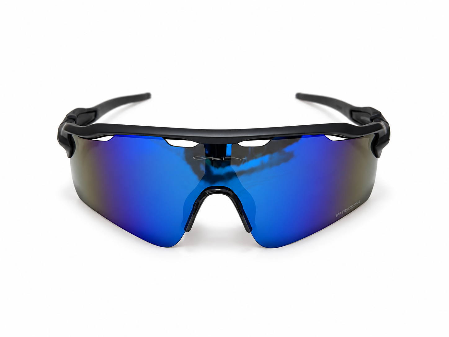 Gafas Deportivas Negras con Lente Espejado Azul PRIZM