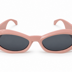 Lentes de Sol Rosados con Detalle Dorado