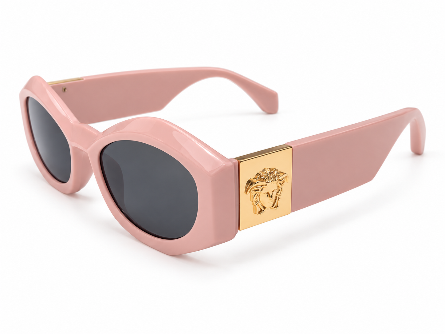 Lentes de Sol Rosados con Detalle Dorado - Imagen 3