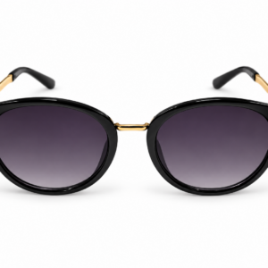 Lentes de Sol Negros con Detalles a los Costados