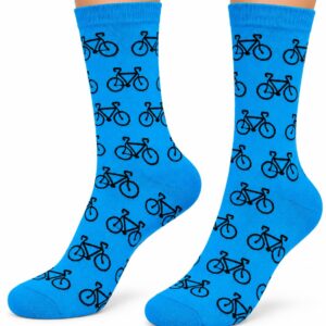 Medias Largas Bicicletas – Azul Eléctrico