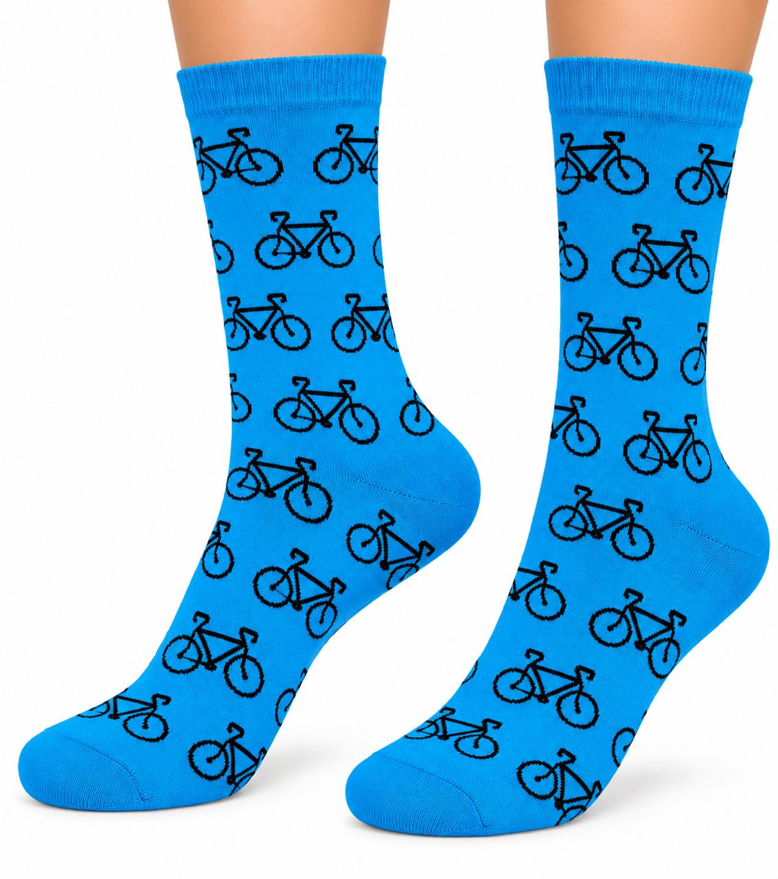 Medias Largas Bicicletas – Azul Eléctrico