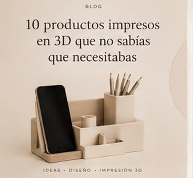 10 productos impresos en 3D que no sabías que necesitabas