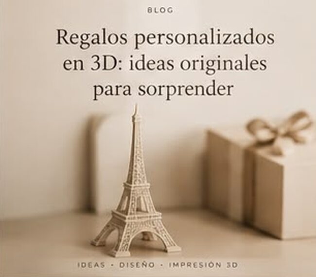 Regalos personalizados en 3D: ideas originales para sorprender