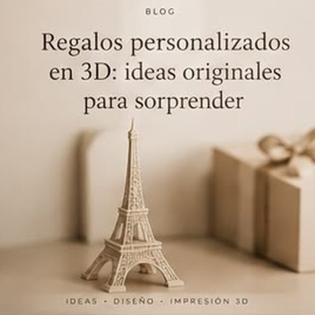 Regalos personalizados en 3D: ideas originales para sorprender