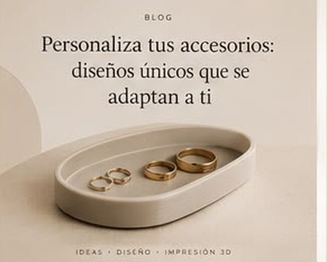 Personaliza tus accesorios: diseños únicos que se adaptan a ti