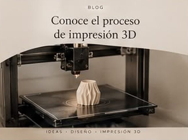 Conoce el proceso de impresión 3D