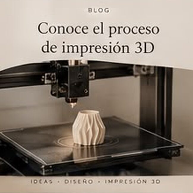 Conoce el proceso de impresión 3D