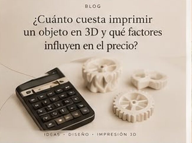 ¿Cuánto cuesta imprimir un objeto en 3D y qué factores influyen en el precio?