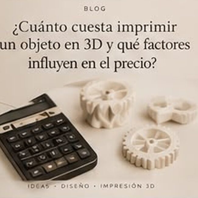 ¿Cuánto cuesta imprimir un objeto en 3D y qué factores influyen en el precio?