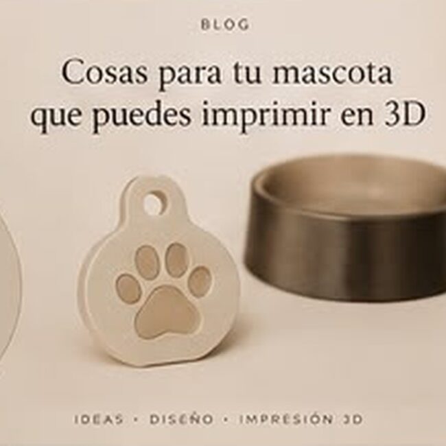 Cosas para tu mascota que puedes imprimir en 3D