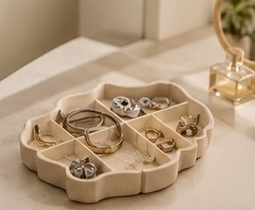 Organizadores de joyas y accesorios: diseños prácticos impresos en 3D
