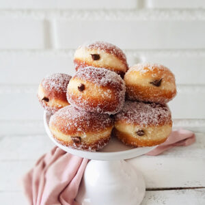 Bomba rellena de Dulce de Leche