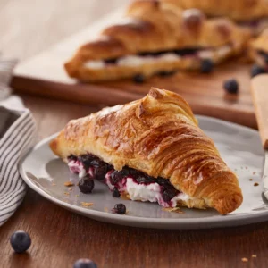 Croissant relleno de Blueberries