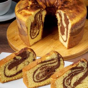 Queque Marmolado de Chocolate
