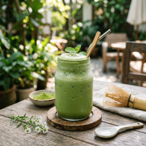 Frappe de matcha