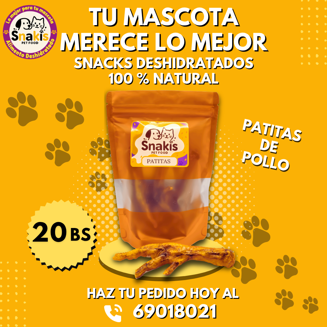 Patitas Deshidratadas